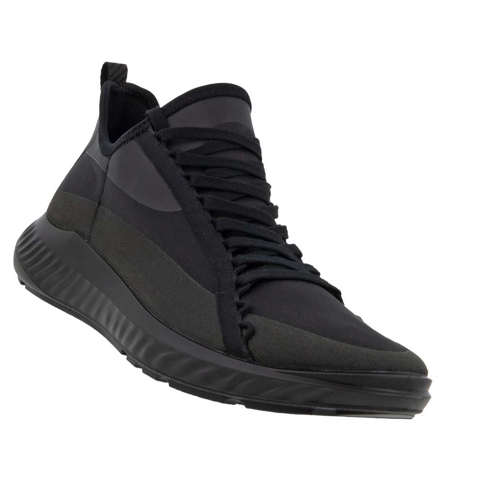 Men's Ecco Ath-1fm Sneakers Black | Canada 599SGL